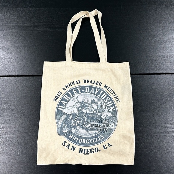 Harley-Davidson Dealer Show Tote Bag from San Diego, CA - Picture 1 of 8